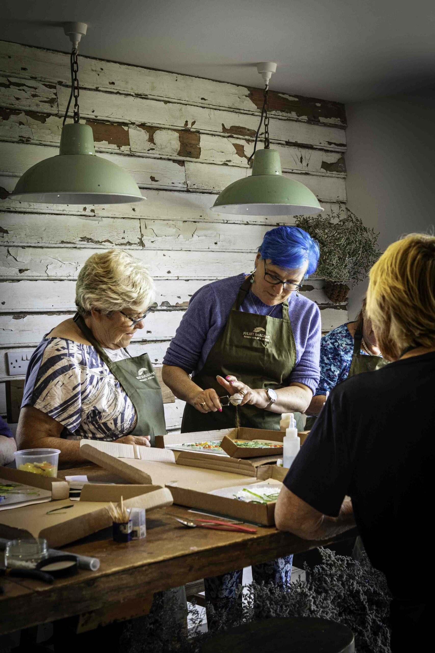 Expert fused glass artist and tutor Jazz Dixon