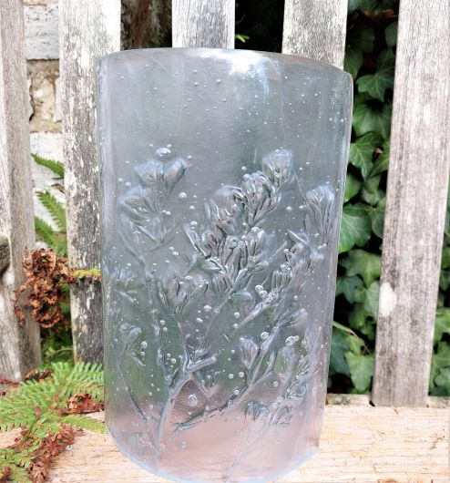 Glass Relief Curved Panel